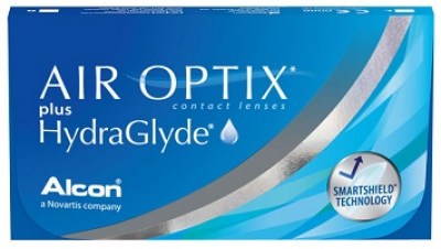 Mesačné kontaktné šošovky Air Optix Plus HydraGlyde 6ks